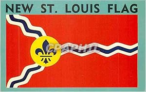 Carte Postale Moderne St Louis Flag The new flag was accepted at the start of St Louis bicentenni...