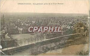 Carte Postale Ancienne Charleville vue générale prise de la Tour Manten