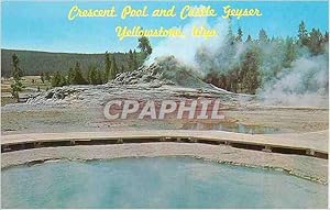 Carte Postale Moderne Crescent Pool and Castle Geyser Yellowstone Wayo