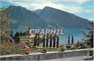 Bild des Verkufers fr Carte Postale Moderne Spiez am Thunersee zum Verkauf von CPAPHIL