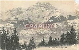 Carte Postale Ancienne Le Dent du Midi