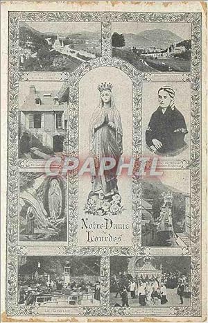 Bild des Verkufers fr Carte Postale Ancienne Lourdes Notre Dame zum Verkauf von CPAPHIL