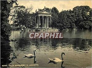 Image du vendeur pour Carte Postale Moderne Roma Villa Borghese le Petit Lac Cygnes mis en vente par CPAPHIL