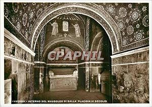 Bild des Verkufers fr Carte Postale Moderne Ravenna Interno del Mausoleo Di Galla Placidia(V Secolo) zum Verkauf von CPAPHIL