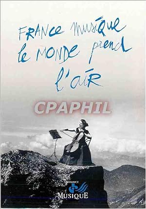 Bild des Verkufers fr Carte Postale Moderne France musique le monde prend l'air Violoncelle zum Verkauf von CPAPHIL