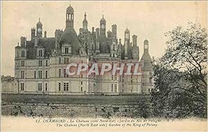Seller image for Carte Postale Ancienne Chambord le Chteau (Cote Nord Est) Jardin du Roi de Pologne for sale by CPAPHIL