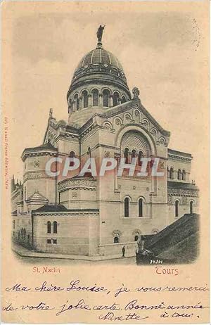 Bild des Verkufers fr Carte Postale Ancienne Tours St Martin zum Verkauf von CPAPHIL