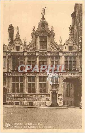 Bild des Verkufers fr Carte Postale Ancienne Bruges la Justice de Paix zum Verkauf von CPAPHIL