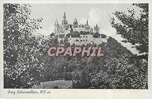 Carte Postale Ancienne Burg Hohenzallern 855m