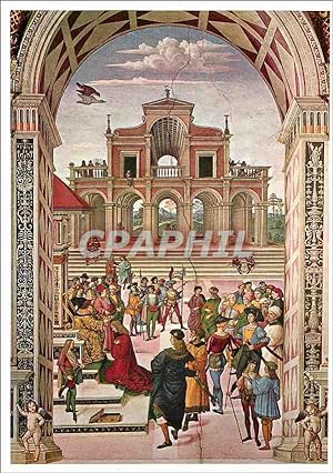 Image du vendeur pour Carte Postale Moderne Pinturiccho Aeneas Piccolomini Couronnee poete par Frederic III mis en vente par CPAPHIL