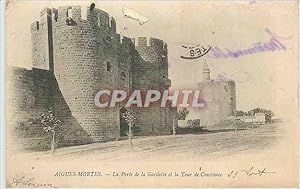 Seller image for Carte Postale Ancienne Aigues Mortes La Porte de la Gardette et la Tour de Constance for sale by CPAPHIL