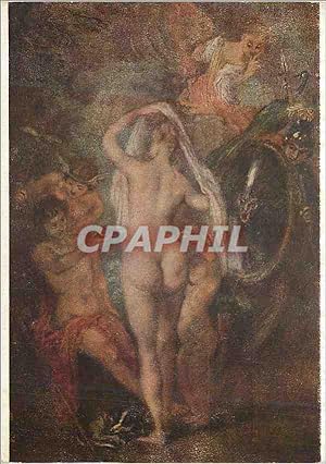 Bild des Verkufers fr Carte Postale Ancienne Musee du Louvre (Ecole franaise) J Antoine Watteau (1684 1721) le Jugement de Paris zum Verkauf von CPAPHIL