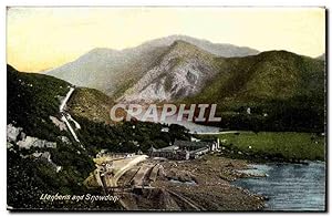 Great Britain Llanberis and snowdon Carte Postale Ancienne