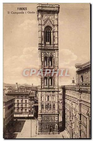 Bild des Verkufers fr Italie Italia Firenze Carte Postale Ancienne Il Campanle (Giotto) zum Verkauf von CPAPHIL