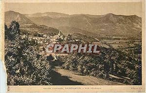 Carte Postale Ancienne Vallée D'Argeles Saint Savin vue générale