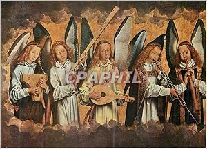 Carte Postale Moderne Memling Hans le Christ Entoure d'Anges Musiciens (Volet Gauche)