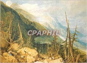 Bild des Verkufers fr Carte Postale Moderne William Turner (1775 1851) La valle de Chamonix Mont Blanc a distance zum Verkauf von CPAPHIL