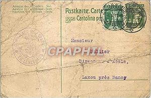 Seller image for Entier Postal Suisse 1914 pour Laxou pres Nancy Bullier for sale by CPAPHIL