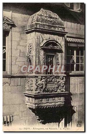 Image du vendeur pour Dijon Carte Postale Ancienne Echauguette rue Vannerie mis en vente par CPAPHIL