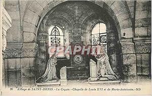 Image du vendeur pour Carte Postale Ancienne Abbaye de Saint Denis La Crypte Chapelle de Louis XVI et de Marie Antoinette mis en vente par CPAPHIL