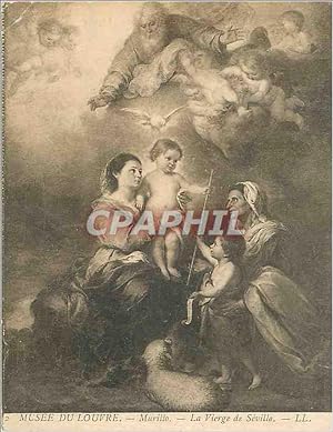 Imagen del vendedor de Carte Postale Ancienne Musee du Louvre Murillo La Vierge de Seville a la venta por CPAPHIL