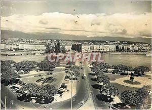 Bild des Verkufers fr Carte Postale Moderne Geneve Pont du Mont Blanc et le Jura zum Verkauf von CPAPHIL