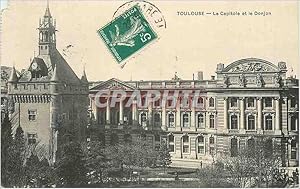 Carte Postale Ancienne Toulouse Le Capitole et le Donjon