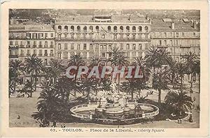 Carte Postale Ancienne Toulon Place de la Liberté