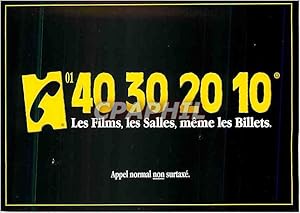 Carte Postale Moderne les Films les Salles Meme les Billets Cinema