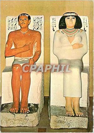 Seller image for Carte Postale Moderne Egypt Statues du Prince Rahotep et Princesse Nofert 2720 Av J C for sale by CPAPHIL