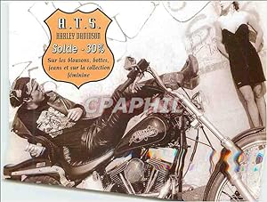 Immagine del venditore per Carte Postale Moderne ATS Harley Davidson Solde sur les Blousons Bottes Jeans etsur la Collection Feminine venduto da CPAPHIL