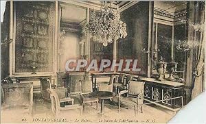 Bild des Verkufers fr Carte Postale Ancienne Fontainebeleau Le Palais Le Salon de L'Abdication zum Verkauf von CPAPHIL