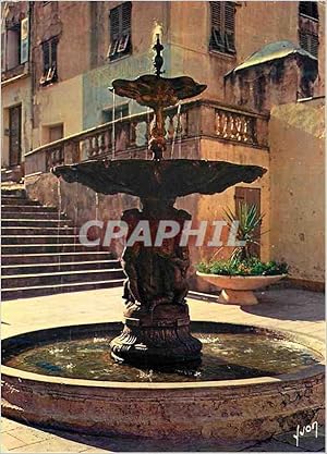 Seller image for Carte Postale Moderne Le Corse oasis de Beaute Corte Une vieille Fontaine et l un des Escaliers for sale by CPAPHIL