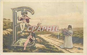 Seller image for Carte Postale Ancienne Enfants Lettre E Moulin for sale by CPAPHIL