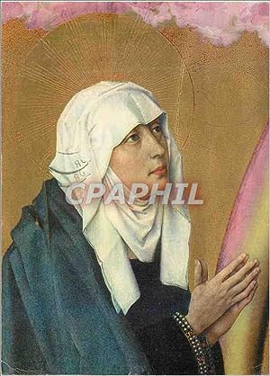 Bild des Verkufers fr Carte Postale Moderne La Vierge Marie (Detail) Retable du Jugement Dernier zum Verkauf von CPAPHIL