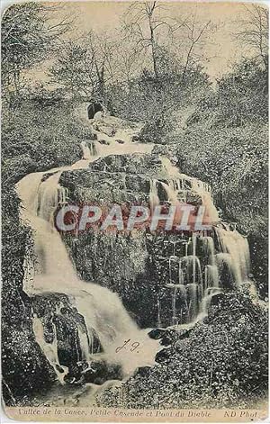 Carte Postale Ancienne Vallée de la Cance Petite Cascade et Pont du Diable