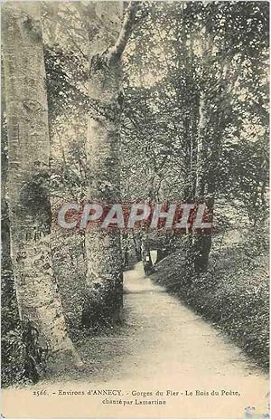 Image du vendeur pour Carte Postale Ancienne Envions d annecy gorges du fier le bois du poete chante par lamartine mis en vente par CPAPHIL