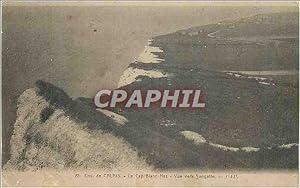 Carte Postale Ancienne Env de Calais Le Cap Blanc Nez vue vers Sangatte