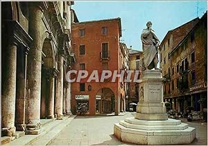 Seller image for Carte Postale Moderne Vicenza Petite Place et Monument Andrea Palladio for sale by CPAPHIL