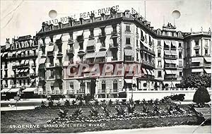 Carte Postale Moderne Geneve Grand Hôtel Beau Rivage