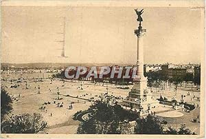 Seller image for Carte Postale Ancienne Bordeaux (Gironde) La Douce France Place Quinconces et Monument des Girondins for sale by CPAPHIL