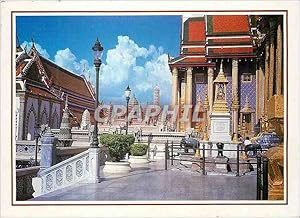 Image du vendeur pour Carte Postale Moderne Bangkok the Beautiful Most Excellent Thai Arts in a Corner of Wat Phrakaeu Elephant mis en vente par CPAPHIL