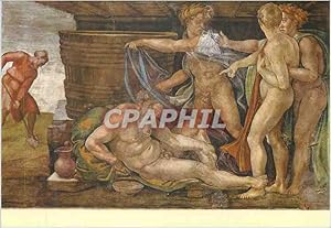 Seller image for Carte Postale Moderne Michelangelo (1475 1564) Noe et ses fils Roma Cappella Sixtina for sale by CPAPHIL