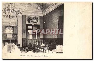 Image du vendeur pour Vichy Carte Postale Ancienne Salon Correspondance du casino mis en vente par CPAPHIL