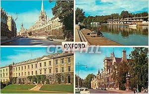 Carte Postale Moderne Oxford the High River Isis and College Barges