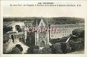 Carte Postale Moderne Vincennes Le Vieux Fort La Chapelle Le Pavillon de la Reine et le Quartier ...
