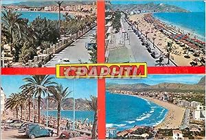 Carte Postale Moderne Benidorm Alicante vues de la Plage du Cote Levant et du Cote Couchant