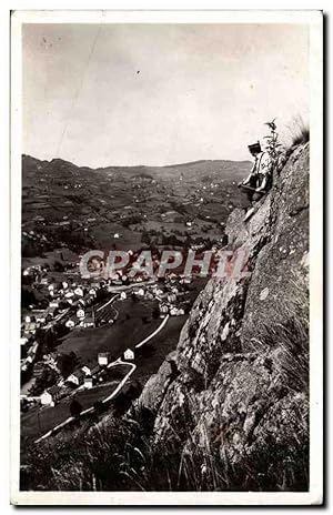 Image du vendeur pour La Bresse Carte Postale Ancienne vue prise des roches du Daval mis en vente par CPAPHIL