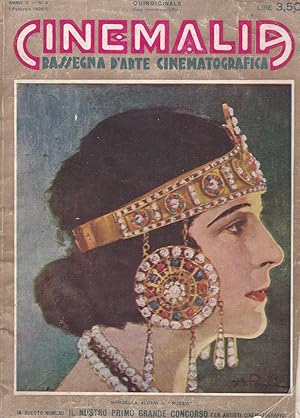 CINEMALIA, rassegna d'arte cinematografica -1928 - numero 03 del febbraio 1928, Milano, Cinemalia...