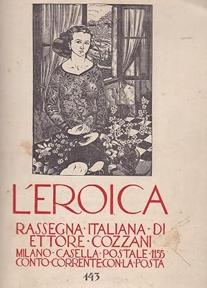 L'EROICA - 1930 - 143 Luglio dedicato all'artista G. A. AMBROSI e ALBIERI - In copertina xilograf...